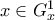 x\in G_x^1