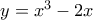y=x^3-2x