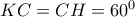 KC=CH=60^0