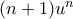 (n+1)u^n