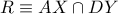 R\equiv AX\cap DY