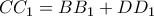 CC_1=BB_1+DD_1