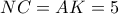 NC=AK=5