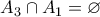 A_3\cap A_1=\varnothing