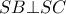 SB \bot SC