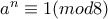 a^n\equiv 1(mod8)