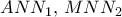 AN{N_1},\,MN{N_2}