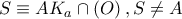 S\equiv A{{K}_{a}}\cap \left( O \right),S\ne A