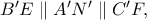 B^{\prime}E\parallel A^{\prime}N^{\prime}\parallel C^{\prime}F,