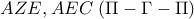 AZE,{\mkern 1mu} AEC{\mkern 1mu} {\mkern 1mu} \left( {\Pi  - \Gamma  - \Pi } \right)