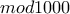 mod1000