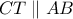 CT \parallel AB