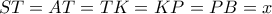 ST=AT=TK=KP=PB=x