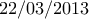 22/03/2013