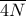 \overline {4N}