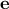 \displaystyle{\bf e}