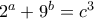 2^{a}+9^{b}=c^{3}
