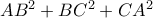 AB^2+BC^2+CA^2
