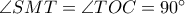 \angle SMT=\angle TOC=90^{\circ}