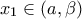 x_{1}\in (a,\beta )