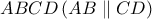 ABCD\left( AB\parallel CD \right)