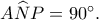 A\widehat NP=90^\circ. A\widehat NP=90^\circ.