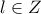 l\in Z