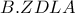 B.ZDLA