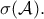 \sigma(\mathcal{A}).