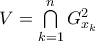 V=\bigcap\limits_{k=1}^nG_{x_k}^2