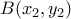 B({{x}_{2}},{{y}_{2}})