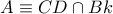 A \equiv CD \cap Bk