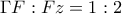 \Gamma F:Fz=1:2
