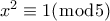 x^2 \equiv 1 (\bmod 5)