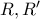 R,R'