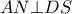 \displaystyle{AN \bot DS}
