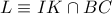 L\equiv IK\cap BC