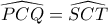 \widehat{PCQ}=\widehat{SCT}