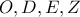 O,D,E,Z