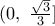 (0,\,\,\frac{\sqrt{3}}{3}]