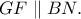 GF\parallel BN.