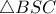 \triangle{BSC}