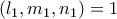 (l_1,m_1,n_1)=1