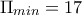 \Pi_{min}=17