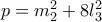 p=m_2^2+8l_3^2