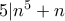 5|n^5+n