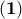 \displaystyle{ \bf{(1)}}