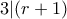 3|(r+1)