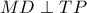 MD\perp TP