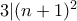 3|(n+1)^{2}
